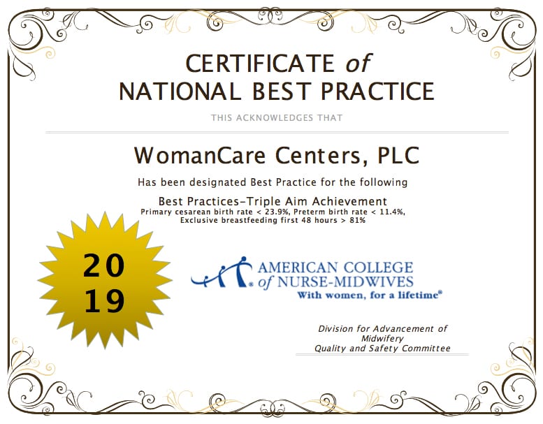 Certificate of National Best Practices