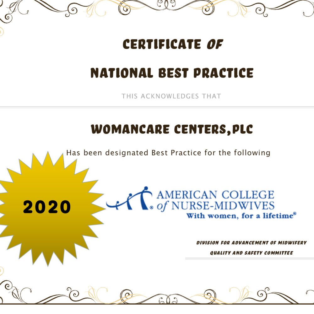 2020 Certificate of National Best Practice